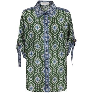 Zimmermann, Dames, Blouses & Shirts, Veelkleurig, Maat: S Zijde,