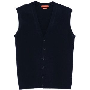 Daniele Fiesoli, Heren, Jassen, Blauw, Maat: XL Wol,