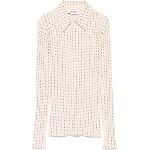 The Attico, Dames, Truien, Beige, Maat: S