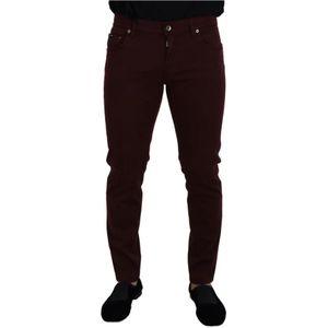 Dolce & Gabbana, Heren, Jeans, Rood, Maat: L