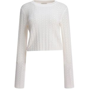 Loulou Studio, Dames, Truien, Beige, Maat: L Viscose,