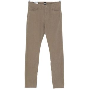 Hugo, Heren, Broeken, Beige, Maat: W40 L34 Polyamide,