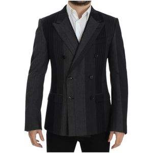 Dolce & Gabbana - Main Line - Blazer - Veelkleurig - Wollen Stretch - Slim Fit