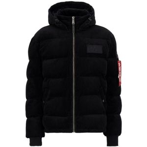 Alpha Industries, Heren, Jassen, Zwart, Maat: XL