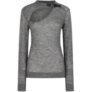 Coperni, Dames, Truien, Grijs, Maat: XS Wol,