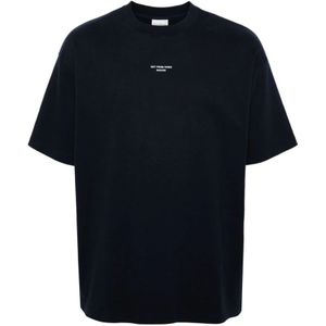 Drole de Monsieur, Heren, Tops, Blauw, Maat: XL Katoen,