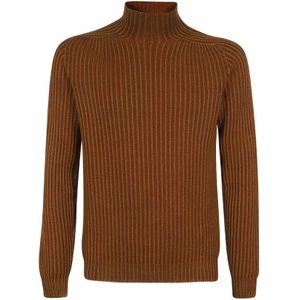 Dondup, Heren, Truien, Bruin, Maat: L Wol,