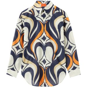 La DoubleJ, Dames, Blouses & Shirts, Veelkleurig, Maat: L Katoen,