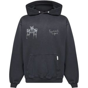 Represent, Heren, Sweatshirts & Hoodies, Zwart, Maat: XS Katoen,