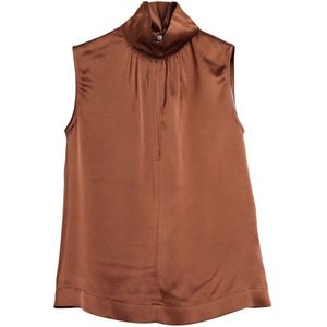 Ottod'Ame, Dames, Tops, Bruin, Maat: M Viscose,