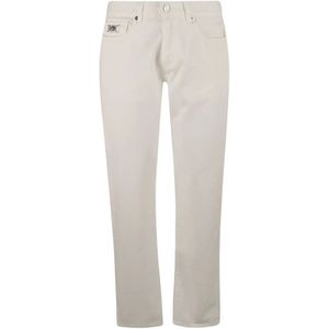 Versace, Heren, Jeans, Wit, Maat: W32 Denim,