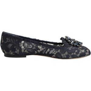 Dolce & Gabbana, Dames, Schoenen, Blauw, Maat: 34 EU