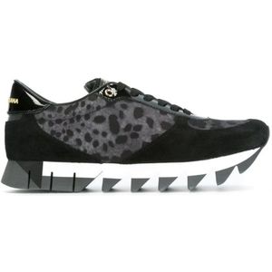 Dolce & Gabbana, Dames, Schoenen, Zwart, Maat: 35 EU Leer,