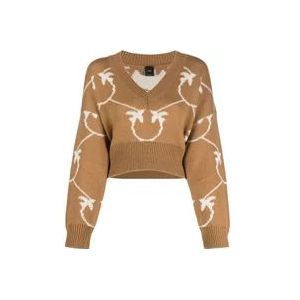 Pinko Sweatshirts , Brown , Dames , Maat: L