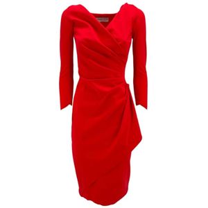 Chiara Boni, Dames, Jurken, Rood, Maat: XL Jersey,