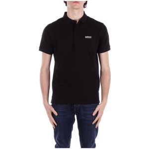 Barbour, Heren, Tops, Zwart, Maat: L Katoen,