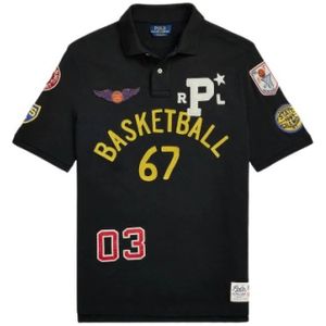 Polo Ralph Lauren, Heren, Tops, Zwart, Maat: XL Katoen,