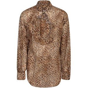 Dsquared2, Dames, Blouses & Shirts, Veelkleurig, Maat: XS Katoen,