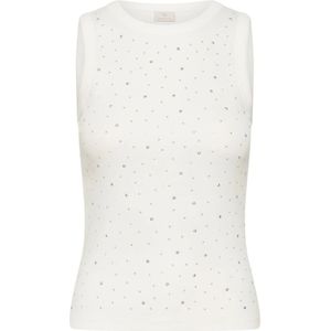 Kaffe, Dames, Tops, Wit, Maat: M Katoen,