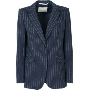 Emma&Gaia, Dames, Jassen, Blauw, Maat: M Katoen,