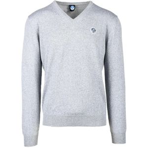 North Sails, Heren, Truien, Grijs, Maat: XL Katoen,