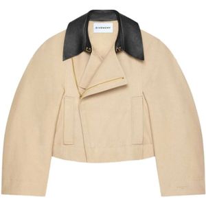 Givenchy, Dames, Jassen, Beige, Maat: S