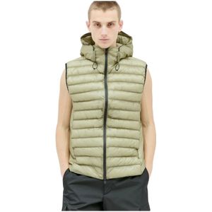 Rains, Heren, Jassen, Groen, Maat: M Zijde,