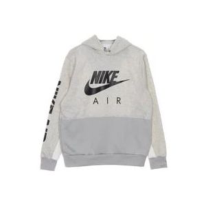 Nike Air Basketball Pullover Hoodie , Gray , Heren , Maat: S