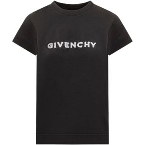 Givenchy, Dames, Tops, Zwart, Maat: M Katoen,