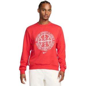 Nike, Heren, Sweatshirts & Hoodies, Rood, Maat: L