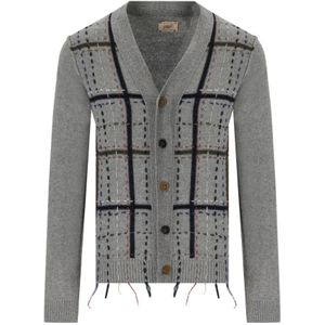 Bob, Heren, Truien, Grijs, Maat: M Wol,