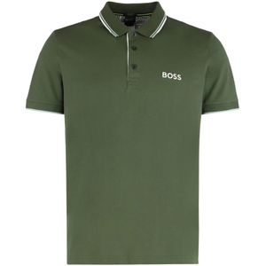 Hugo, Heren, Tops, Groen, Maat: L Katoen,