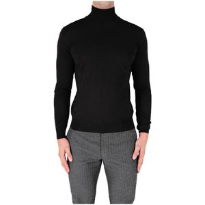 Hindustrie, Heren, Truien, Zwart, Maat: L Wol,