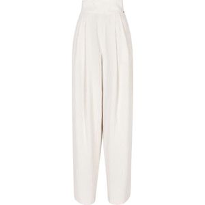 Armani Exchange, Dames, Broeken, Wit, Maat: 2XS Katoen,