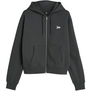 Patta, Heren, Sweatshirts & Hoodies, Grijs, Maat: M Katoen,