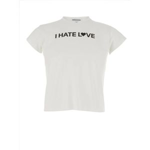 JordanLuca, Heren, Tops, Wit, Maat: S Katoen,