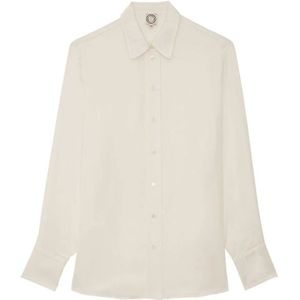 Ines de la Fressange Paris, Dames, Blouses & Shirts, Beige, Maat: XL Denim,