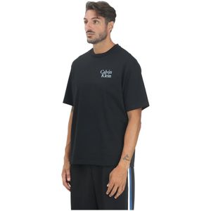 CALVIN KLEIN JEANS - T-shirt - Zwart - Katoen