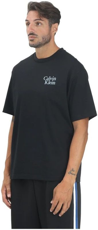 CALVIN KLEIN JEANS - T-shirt - Zwart - Katoen