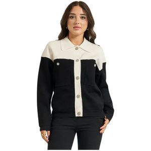 Silvian Heach, Dames, Jassen, Zwart, Maat: XS