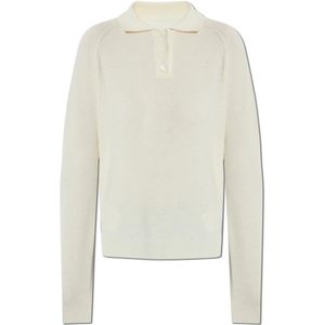 Maison Margiela, Dames, Truien, Geel, Maat: XS Wol,