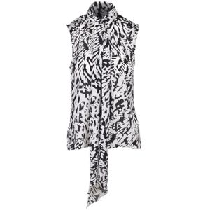 Patrizia Pepe, Dames, Tops, Veelkleurig, Maat: S Poliester,