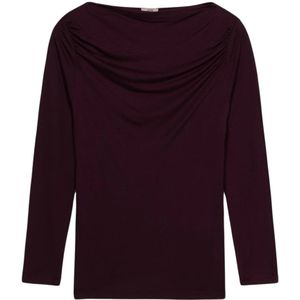 Oltre, Dames, Tops, Paars, Maat: S Viscose,