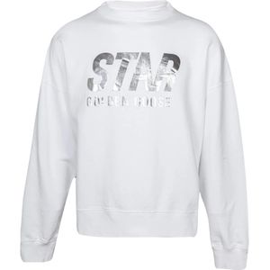 Golden Goose - Cotton Crewneck - Hoodie - Wit - Katoen