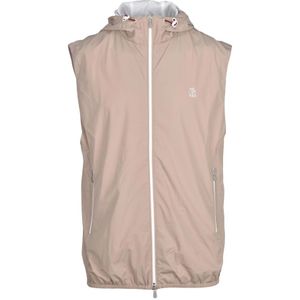 Brunello Cucinelli, Heren, Jassen, Beige, Maat: XL Nylon,