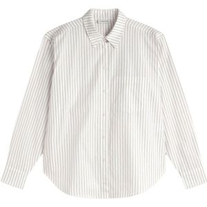 Anine Bing, Dames, Blouses & Shirts, Beige, Maat: S Katoen,