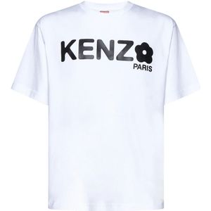 Kenzo, Heren, Tops, Wit, Maat: L Katoen,