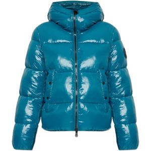 Save The Duck, Dames, Jassen, Blauw, Maat: S Leer,