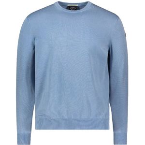 Paul & Shark, Heren, Truien, Blauw, Maat: L Katoen,