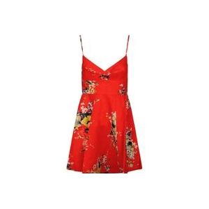 Zimmermann Bloemenjurk met Uitlopende Rok , Multicolor , Dames , Maat: S